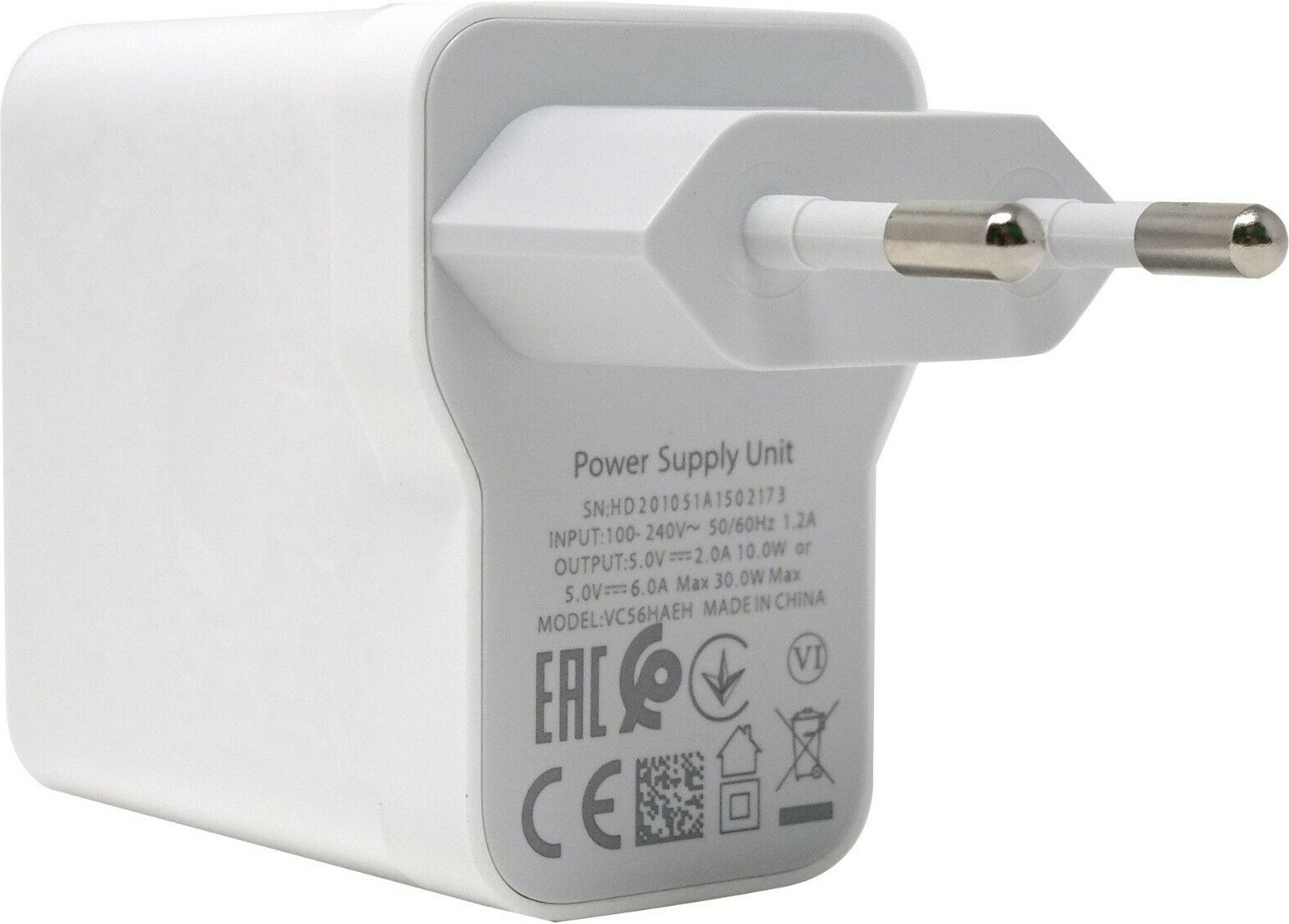 ᐅ • Chargeur OPPO- Warpcharge 30W - USB-C - Original - 1 mètre