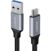 Câble USB-C Aukey - Noir - 1 mètre