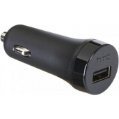 Prise de chargeur rapide de voiture HTC 2 ampères - Original - Noir