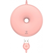 Chargeur rapide sans fil Baseus - Donut rose