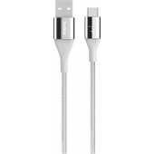 Câble USB-C Belkin DuraTek - argent - 1.2 Meter