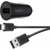 Chargeur de voiture Belkin Quick Charge 3.0 Câble USB-C 1,2 mètre