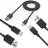 Câble USB-C HTC - Original - Noir - 1 mètre