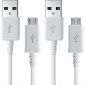 Câble de données Micro-USB pour Wileyfox 100 CM - blanc