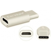 Convertisseur Earldom Micro-USB vers USB-C - gris