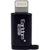 Convertisseur Earldom Mirco-USB vers Lightning sur Kettinkje - Noir - Cloque