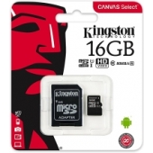 Kingston - MicroSD de classe 10 - 16GB