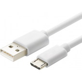 Câble micro-USB universel - blanc - 0.25 Meter