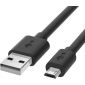 Câble micro-USB universel - Noir - 0.25 Meter