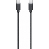 Câble USB-C vers USB-C Mophie - Noir - Nylon - 1 mètre