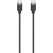Câble USB-C vers USB-C Mophie - Noir - Nylon - 1 mètre