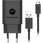 Chargeur rapide Motorola Turbo 15W Noir - Micro-USB - 100CM - Original