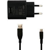 Chargeur BlackBerry Micro-USB 0,55 Ampère 100 CM - Original - Noir