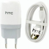 Chargeur HTC Micro USB 1 Ampère 100 CM - Original - blanc