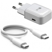 Chargeur LG USB-C 3.0 Ampère - Original - blanc