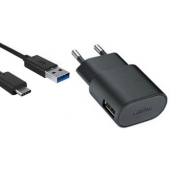 Oplader Nokia USB-C 1.3 Ampere 100 CM - Original - Noir