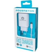 Chargeur rapide Powerstar 3.0 - blanc - USB-C
