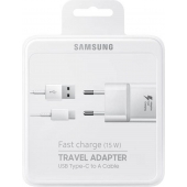 Chargeur rapide Samsung Galaxy 15W USB-C - blanc - Emballage de vente au détail - 1.5 Meter