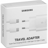Chargeur d'alimentation USB-C Samsung - 25W - blanc - Emballage de vente au détail