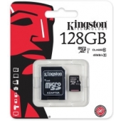Kingston - MicroSD de classe 10 - 128 GB