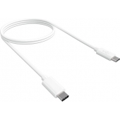Câble USB-C vers Micro-USB pour Huawei - blanc - 1 mètre